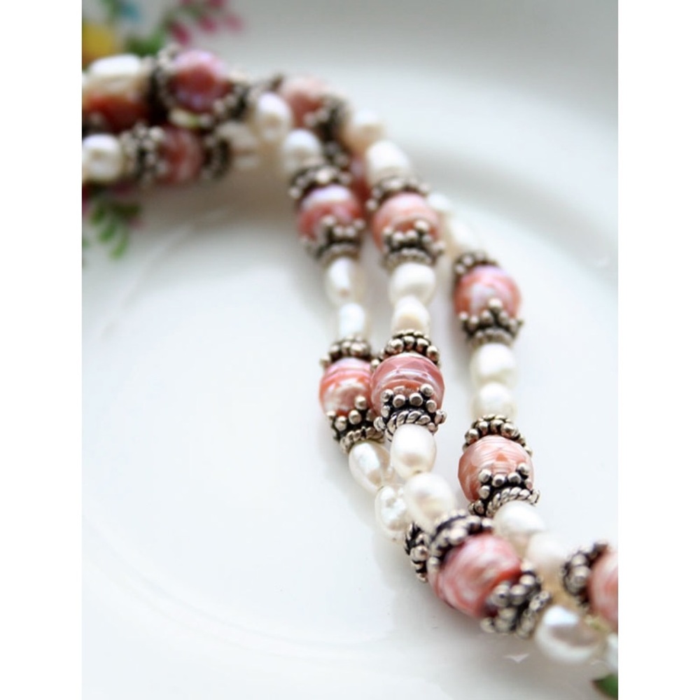 Handmade freshwater‎ pearl bracelet